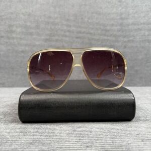 Michael Kors Medina M2454S 042 Aviator Y2kSunglasses Clear Gold Purple Gradient